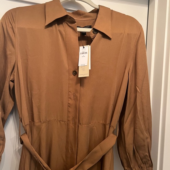 Banana Republic gold dress, small petite - Picture 5 of 5